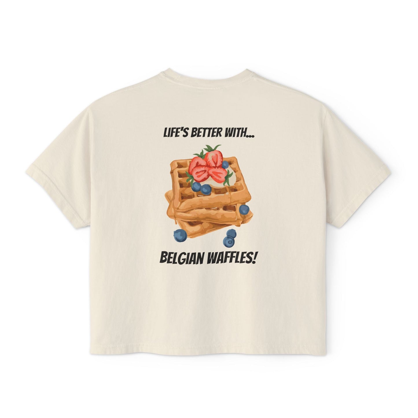 Women's Boxy Tee Belgium Collection Printify