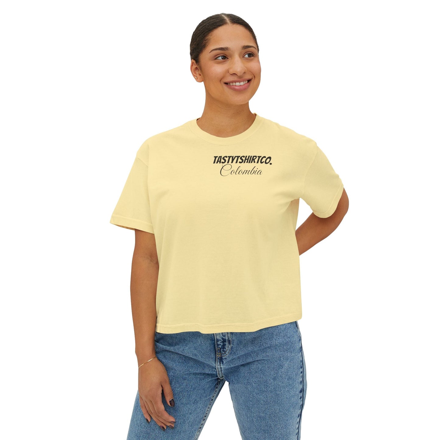 Women's Boxy Tee Colombia Collection Printify