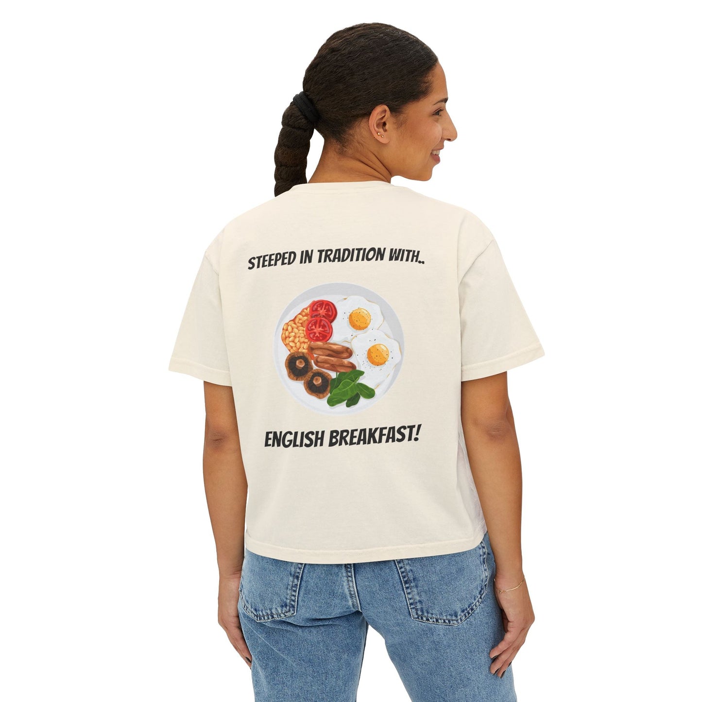Women's Boxy Tee England Collection Printify