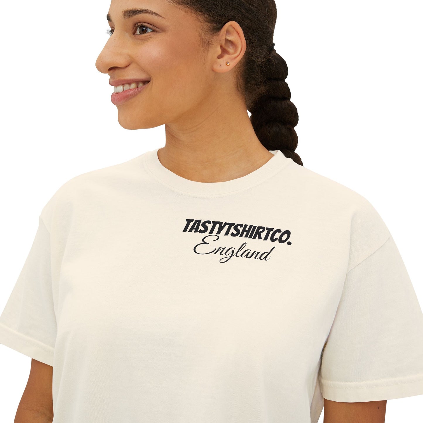 Women's Boxy Tee England Collection Printify