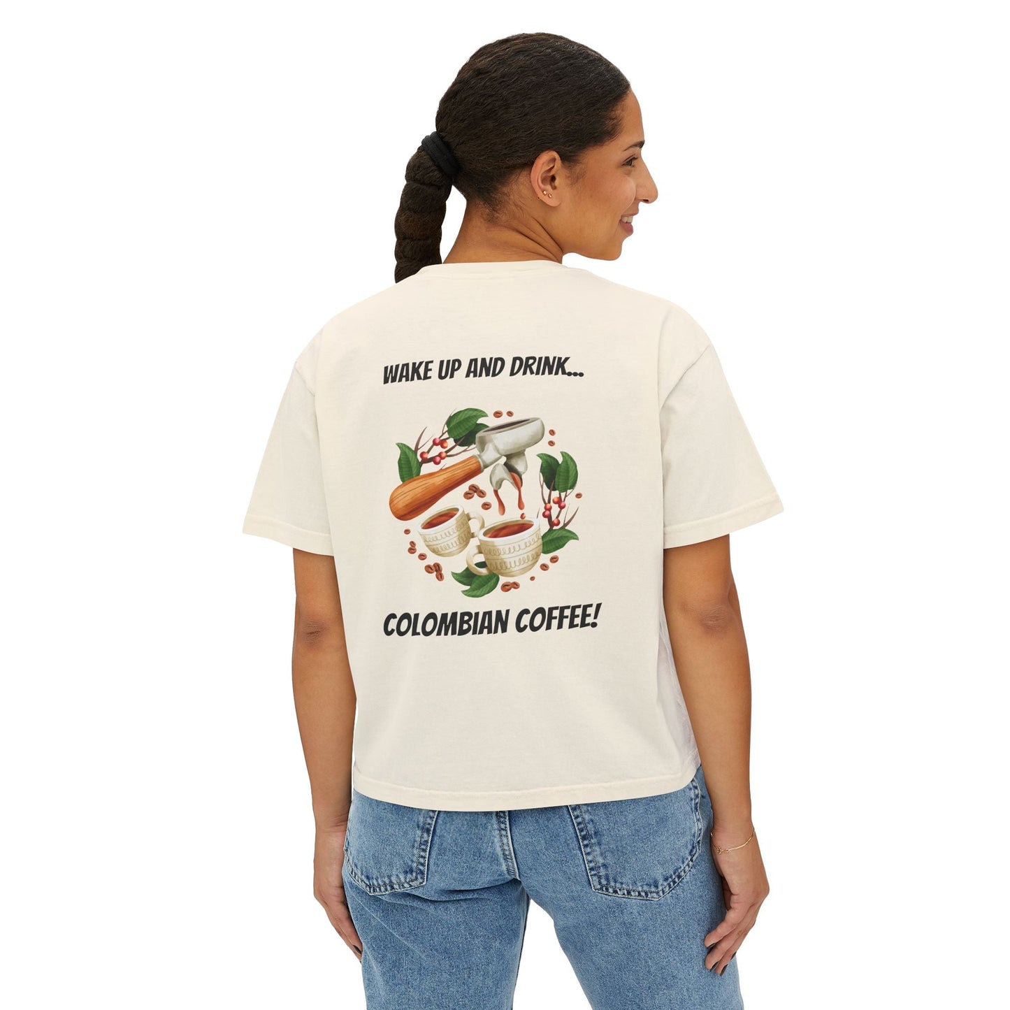 Women's Boxy Tee Colombia Collection Printify