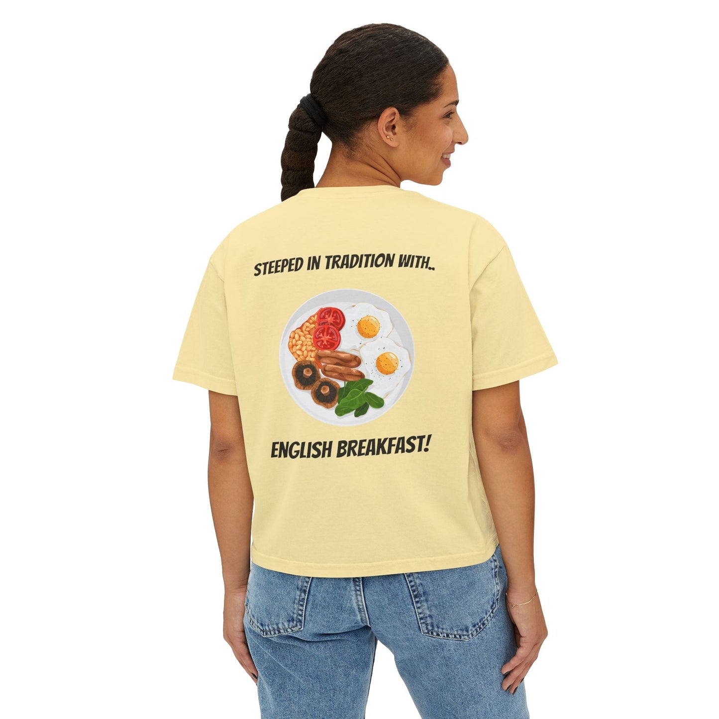 Women's Boxy Tee England Collection Printify