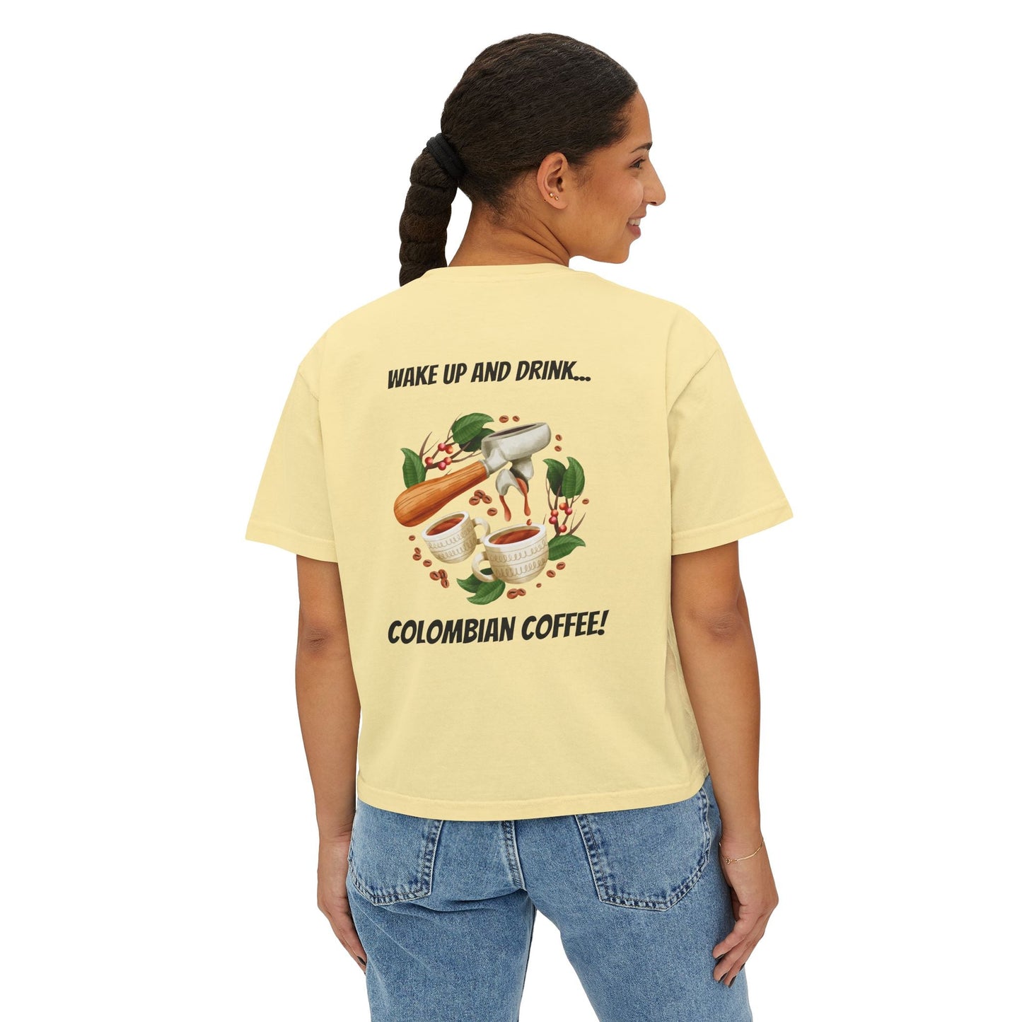 Women's Boxy Tee Colombia Collection Printify
