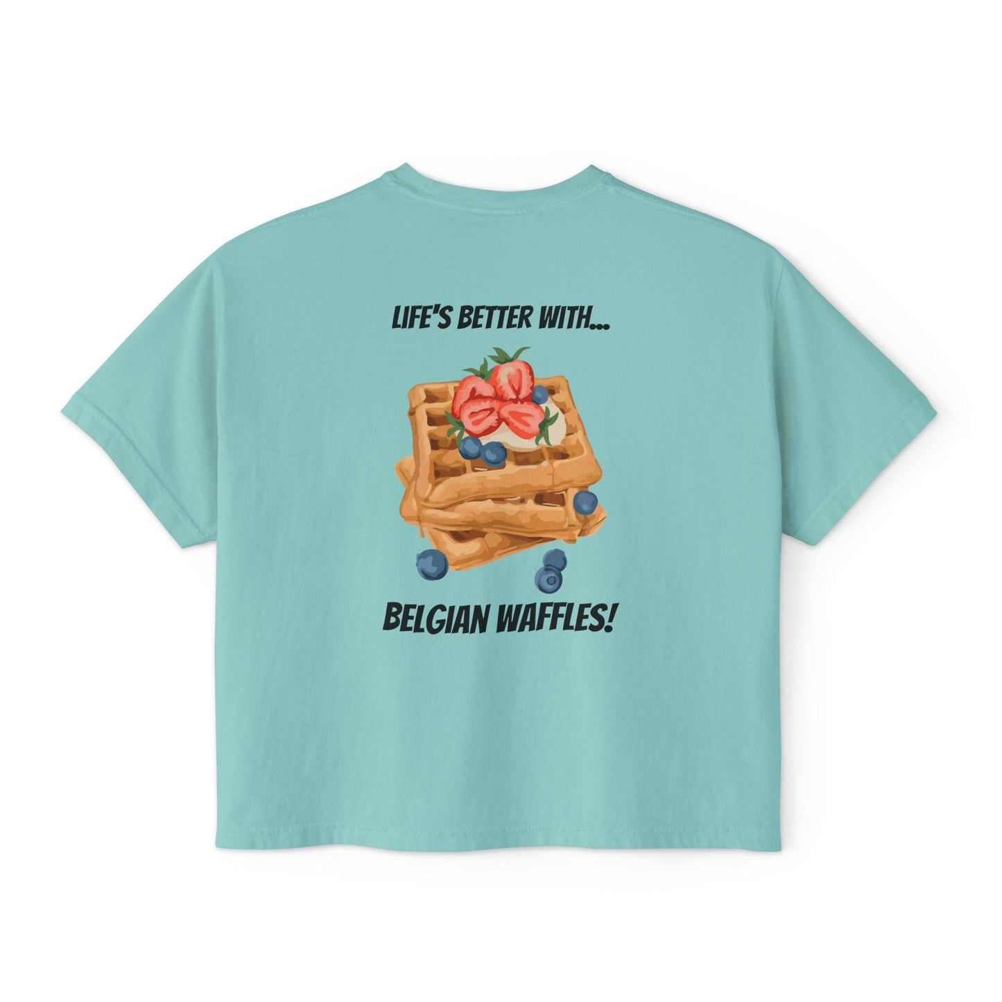 Women's Boxy Tee Belgium Collection Printify