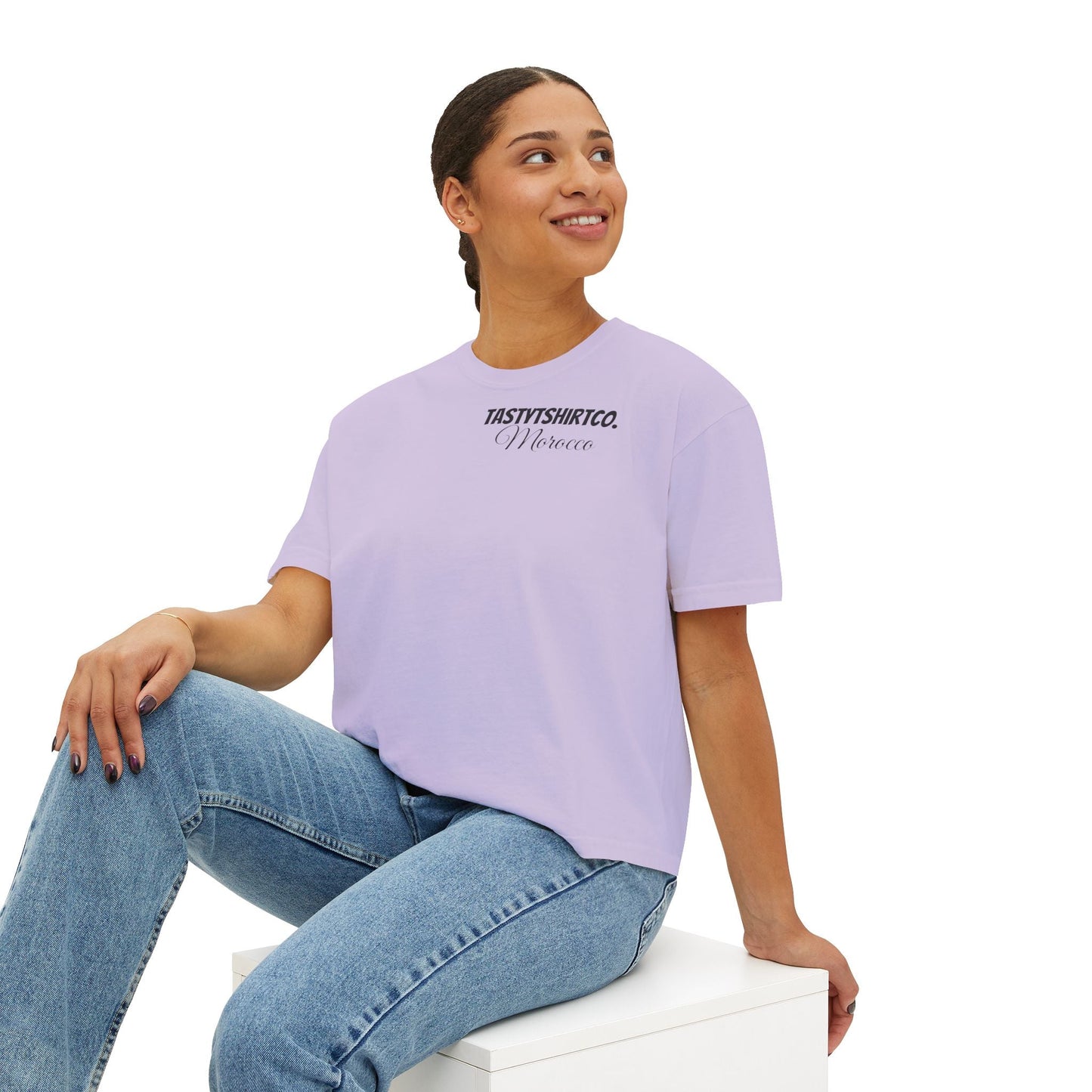 Women's Boxy Tee Morocco Collection Printify