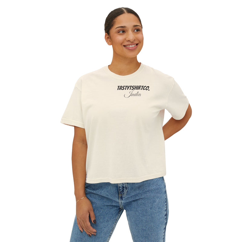 Women's Boxy Tee India Collection Printify