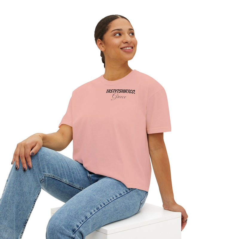 Women's Boxy Tee Greece Collection Printify