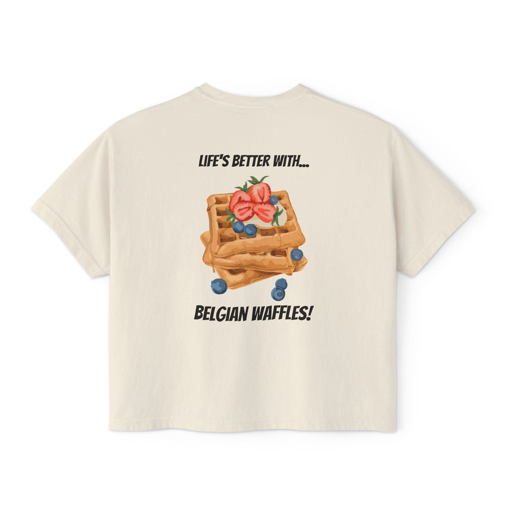Women's Boxy Tee Belgium Collection Printify