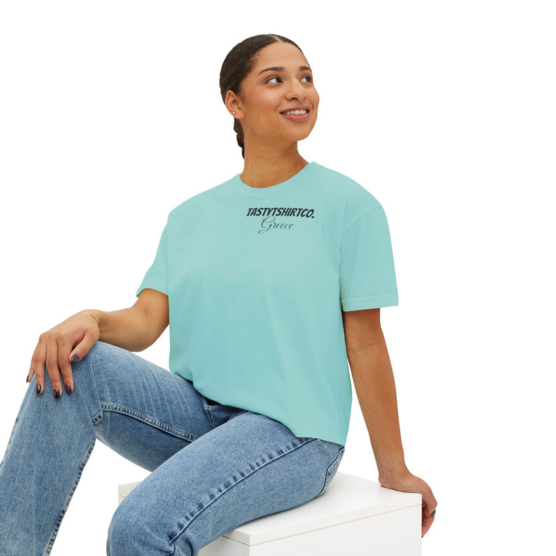 Women's Boxy Tee Greece Collection Printify