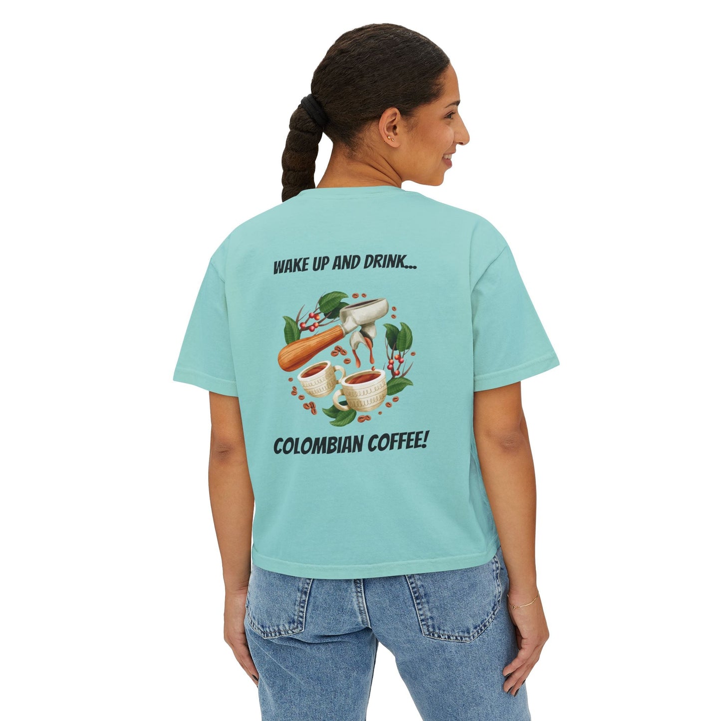 Women's Boxy Tee Colombia Collection Printify