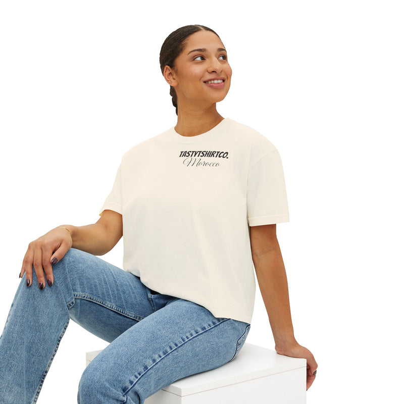 Women's Boxy Tee Morocco Collection Printify