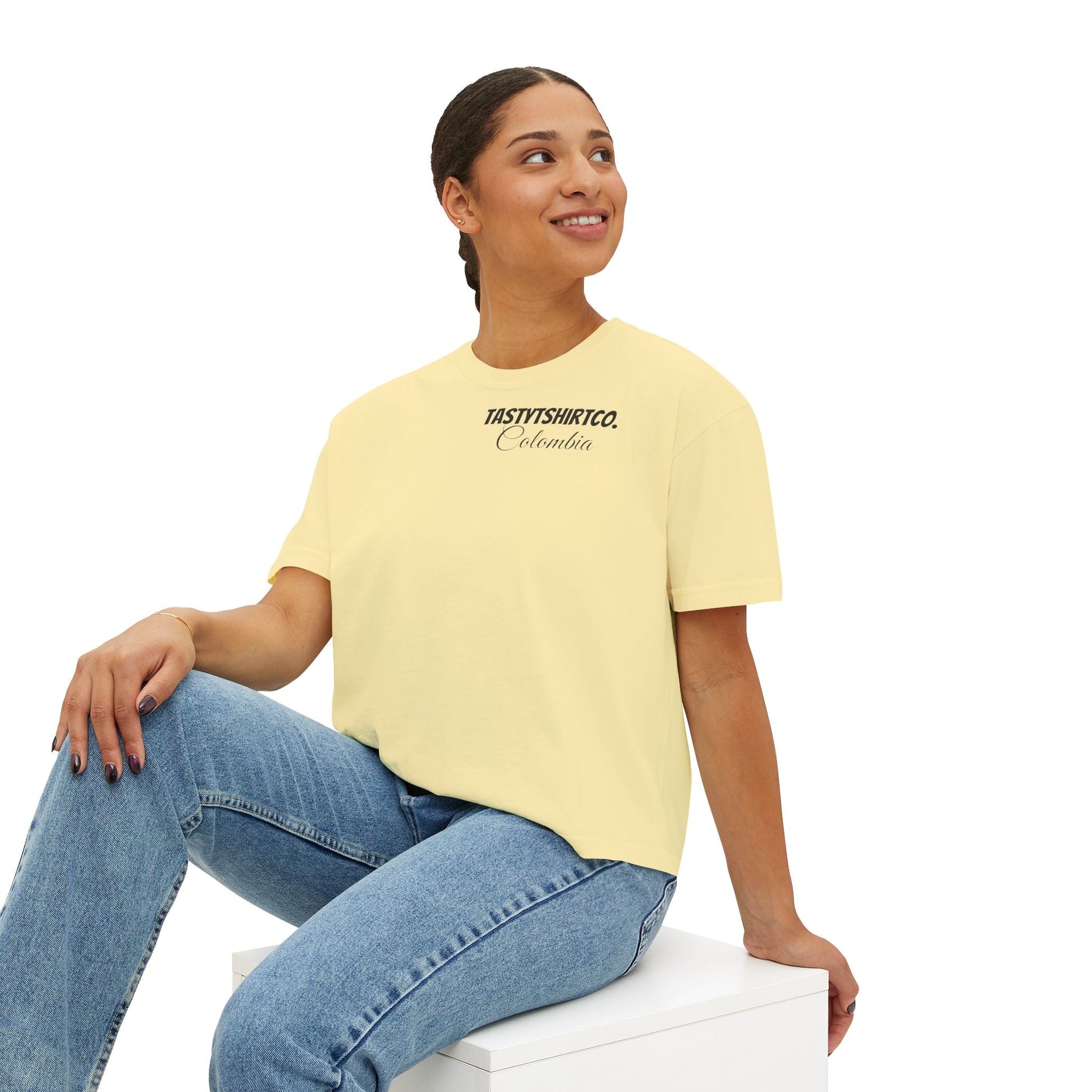 Women's Boxy Tee Colombia Collection Printify