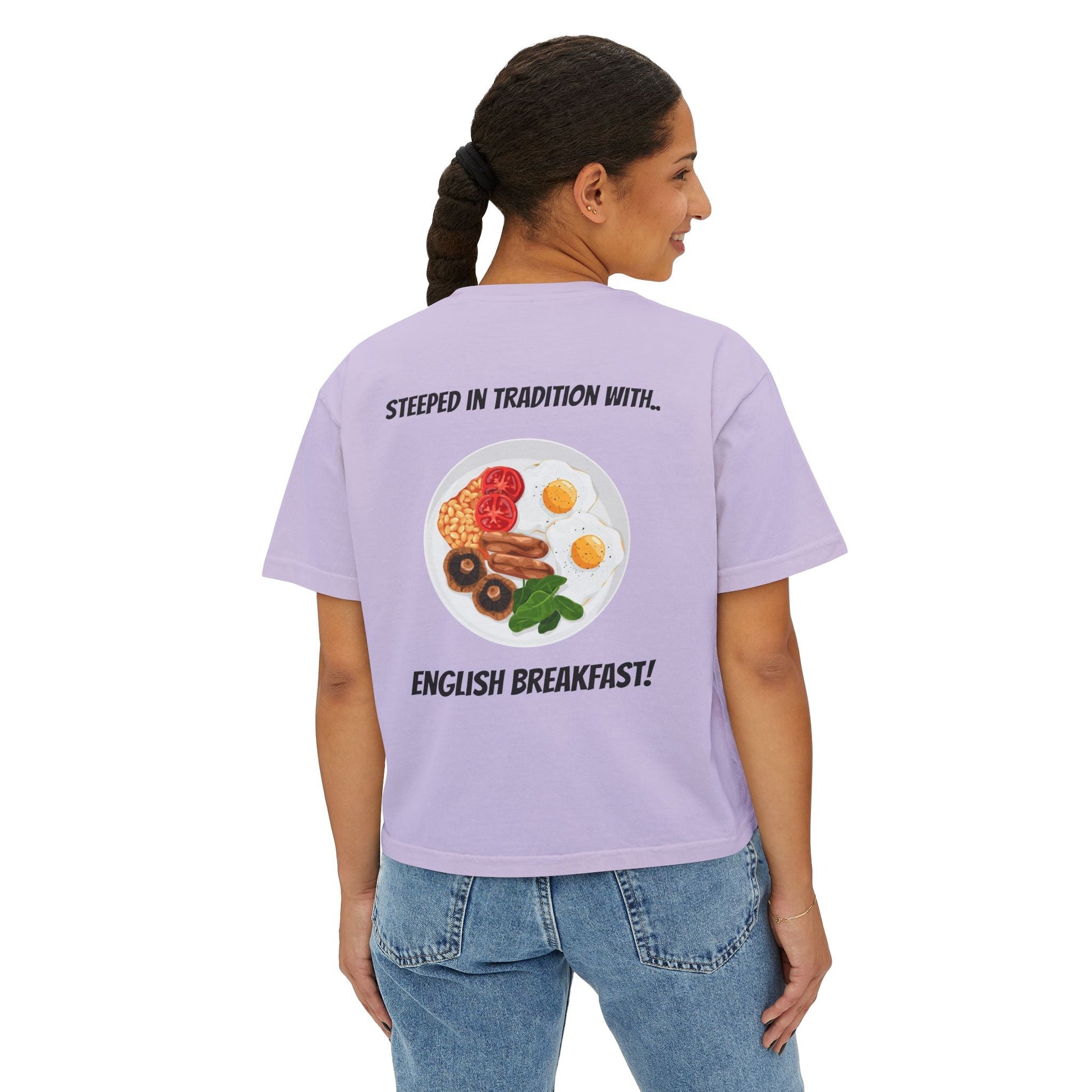 Women's Boxy Tee England Collection Printify