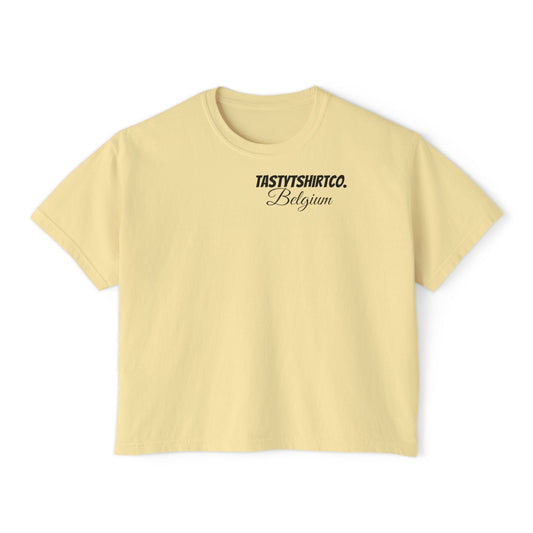 Women's Boxy Tee Belgium Collection Printify