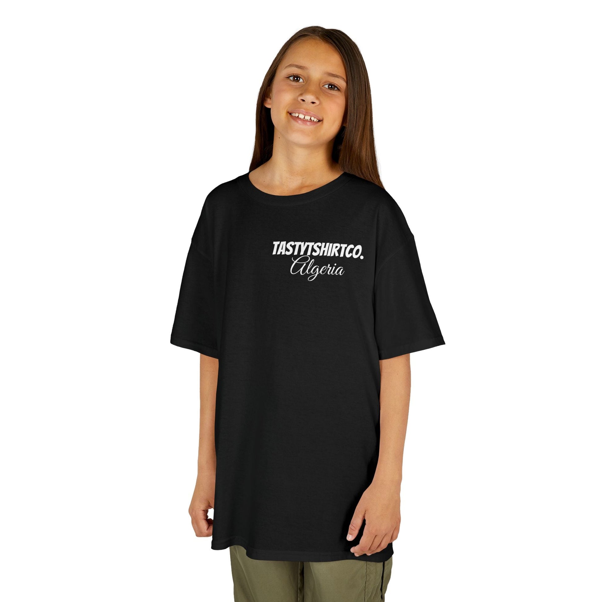 Kids’ Cotton Tee – Algeria Edition Printify