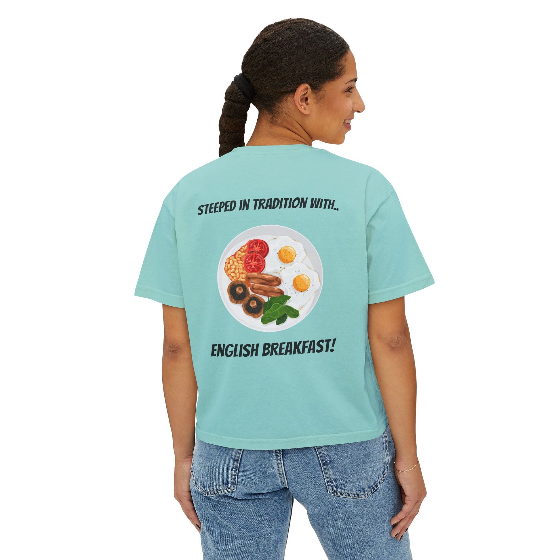 Women's Boxy Tee England Collection Printify