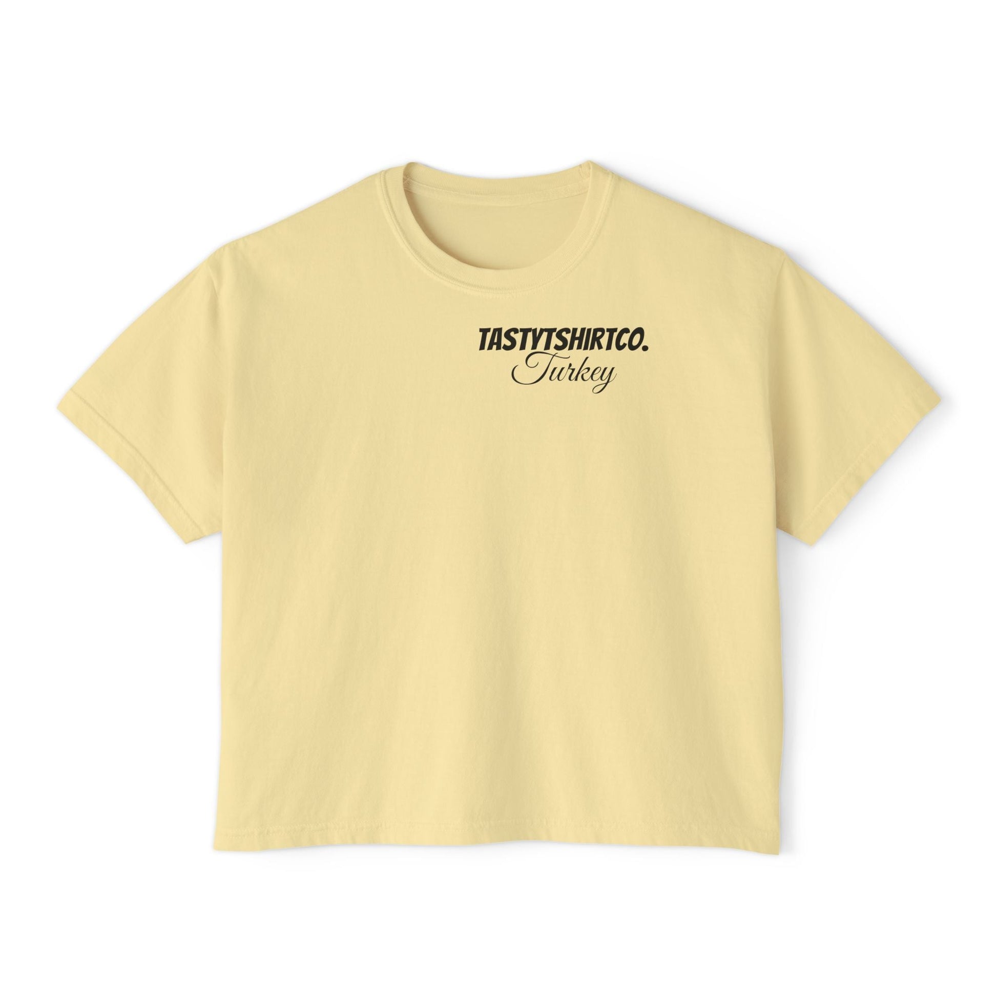 Women's Boxy Tee Turkey Collection Printify